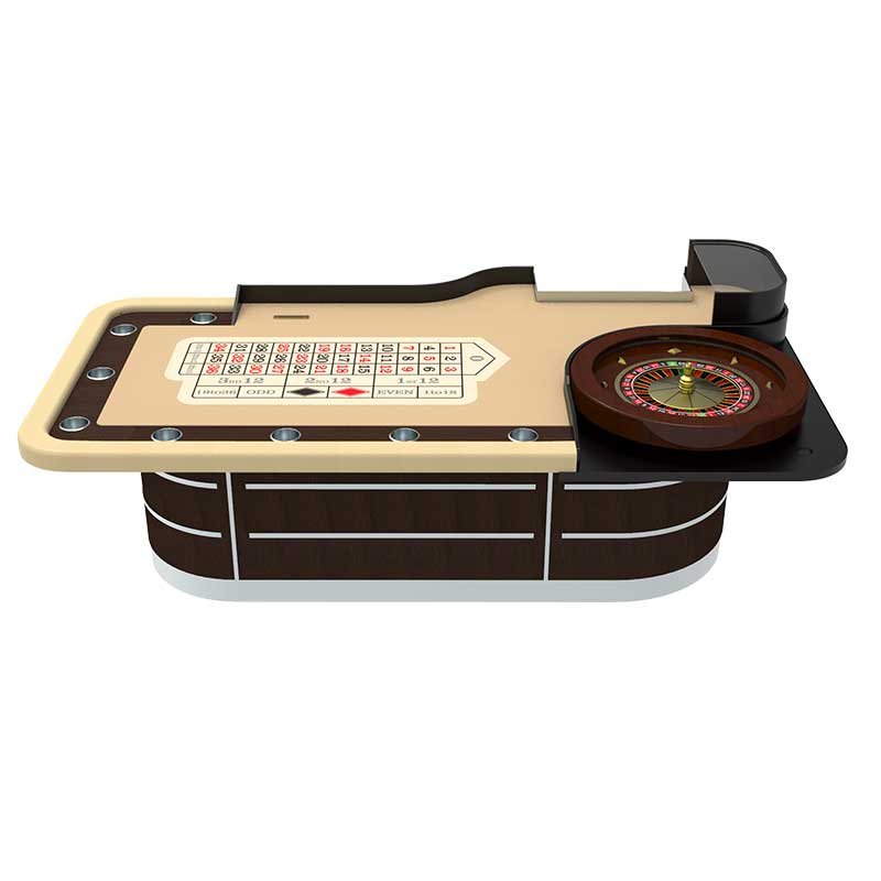 Baccarat Blackjack Texas Poker Chips Customize Luxury Wooden Casino Roulette Wheels Game Tables