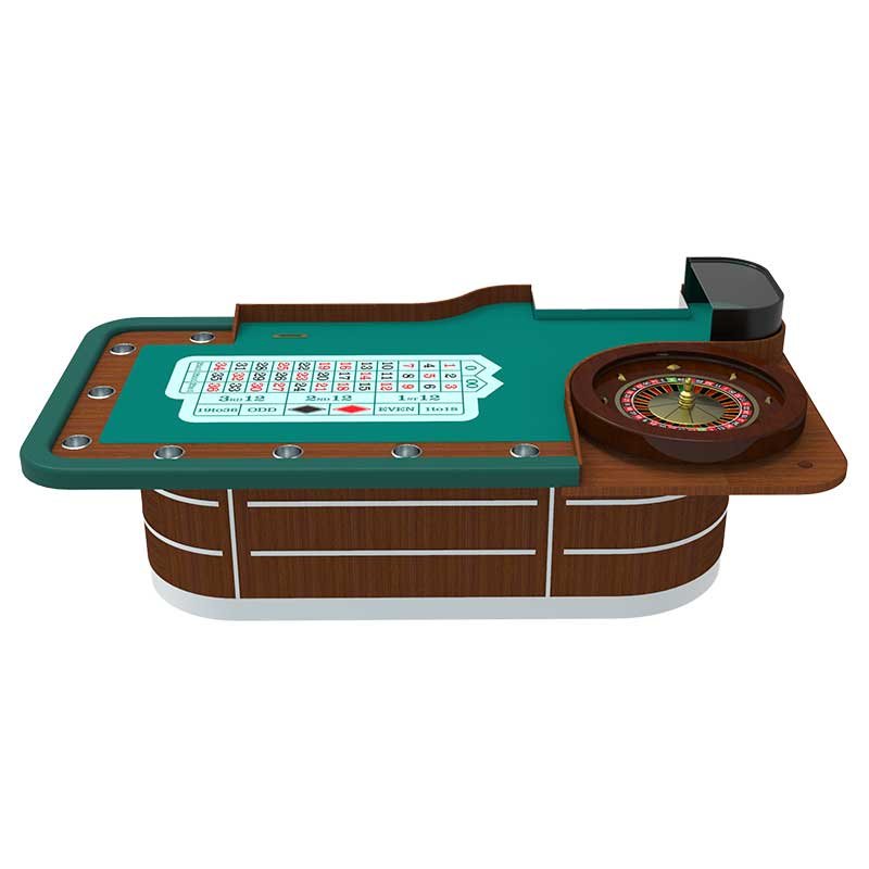 Baccarat Blackjack Texas Poker Chips Customize Luxury Wooden Casino Roulette Wheels Game Tables