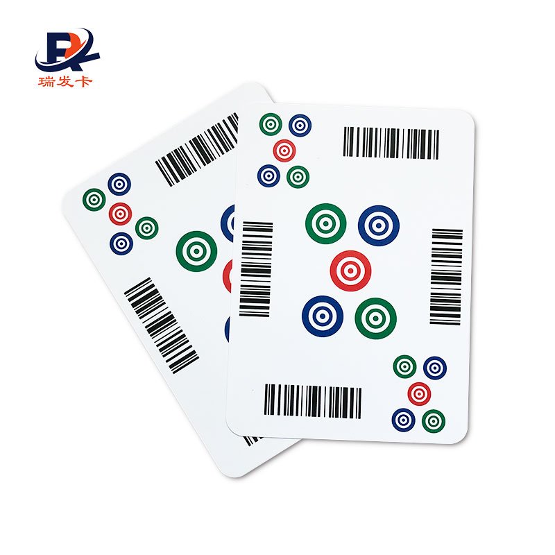 Very thin card Custom RFID playing poker card with contactless rfid chip for game