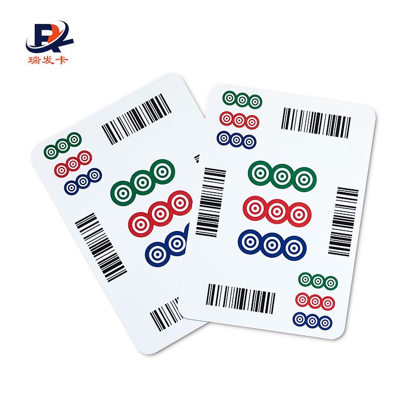 Very thin card Custom RFID playing poker card with contactless rfid chip for game