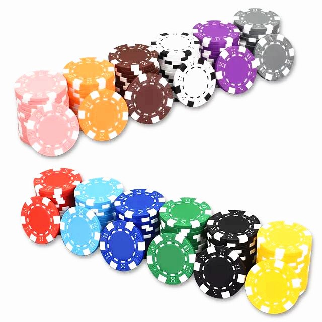Poker Chips Casino ABS Poker Chips for for Poker Card Games Texas Hold'em Blackjack Gambling