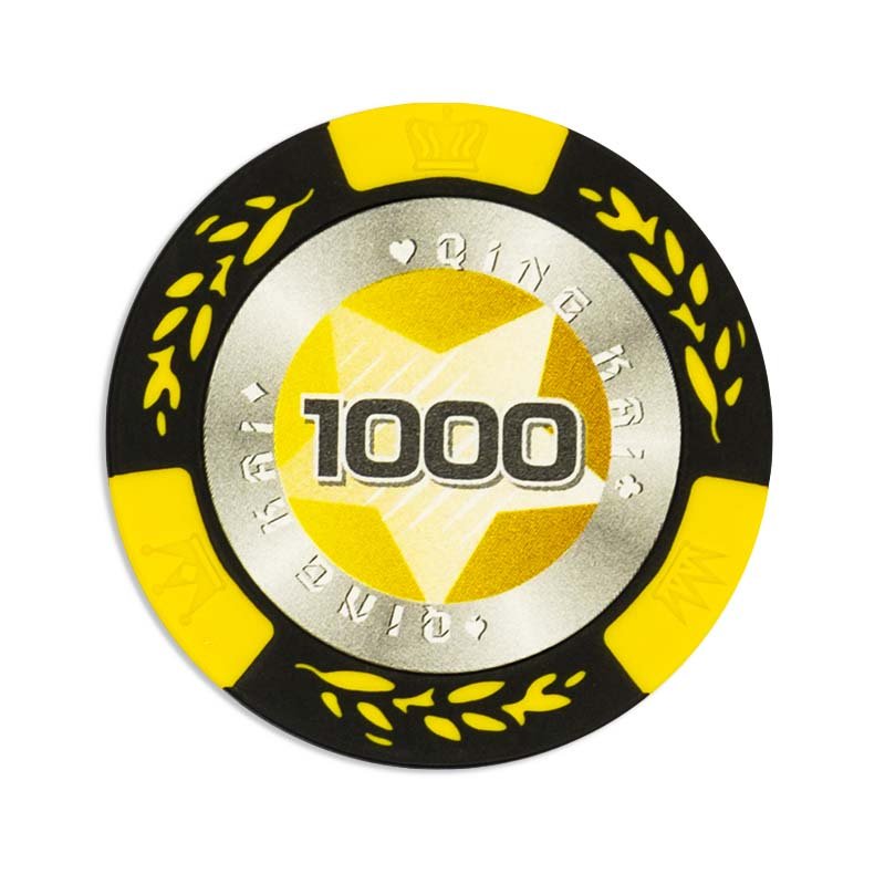 Hot Sale Deluxe high-quality customized clay poker chips exclusive for casino Special poker chips for casinos