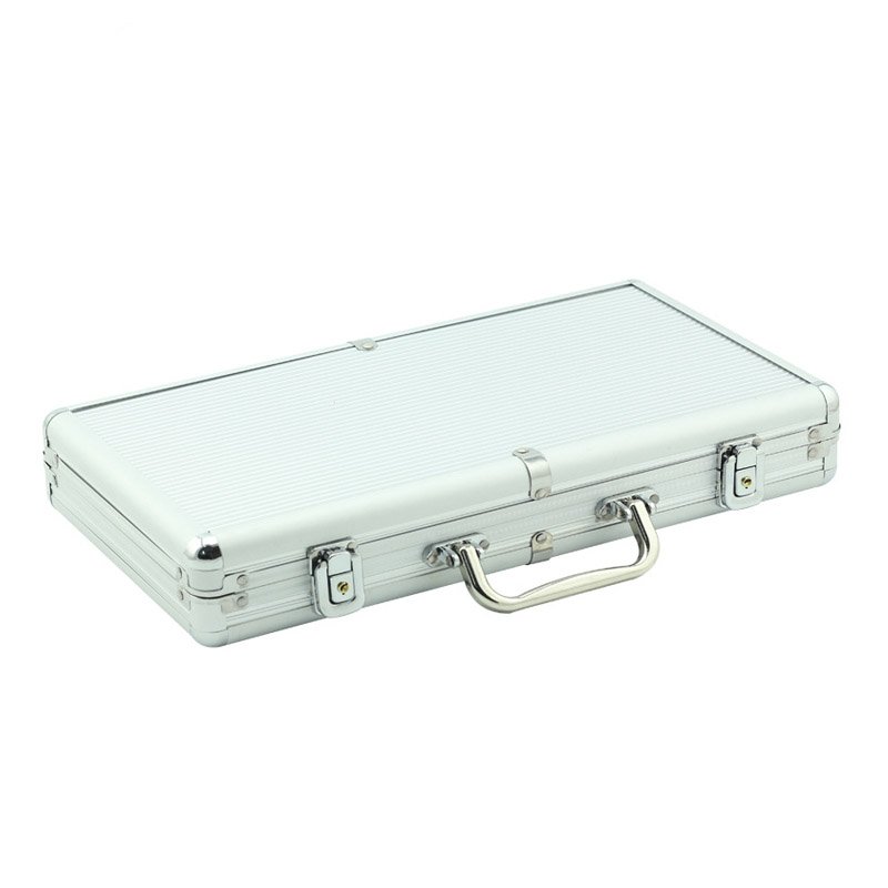 Promotional custom aluminum case casino chip poker