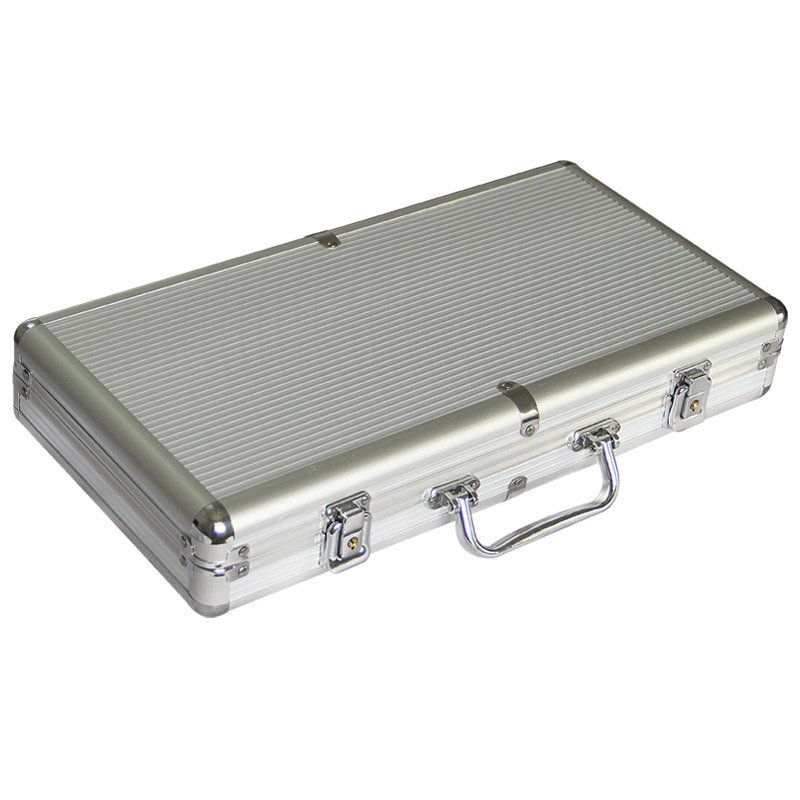 Promotional custom aluminum case casino chip poker