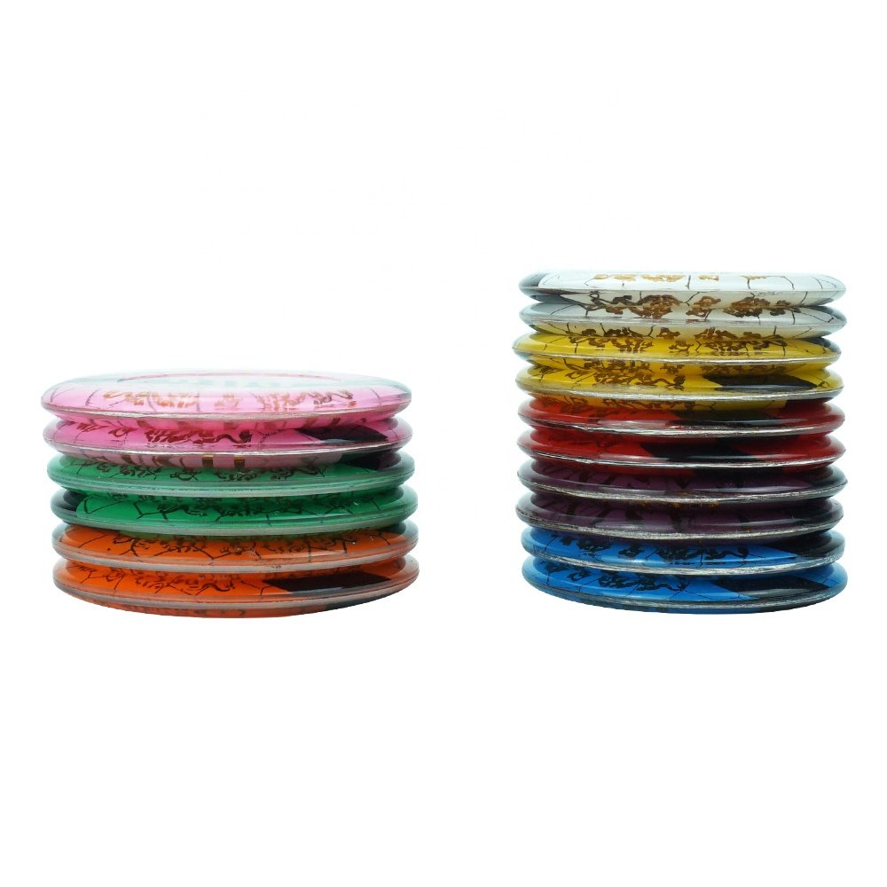 Casino grade acrylic poker chips 50mm/45mm diameter round chips with value for casino table games