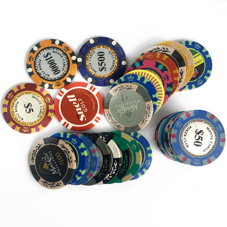 China Supplier wholesale Custom Logo Cheap Price Clay Chips Ceramic Poker Chips