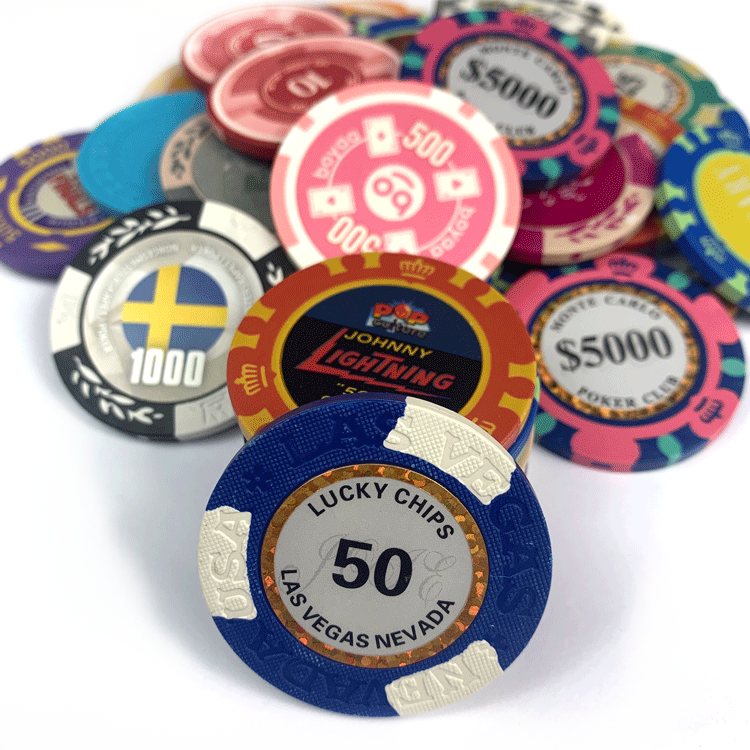 China Supplier wholesale Custom Logo Cheap Price Clay Chips Ceramic Poker Chips