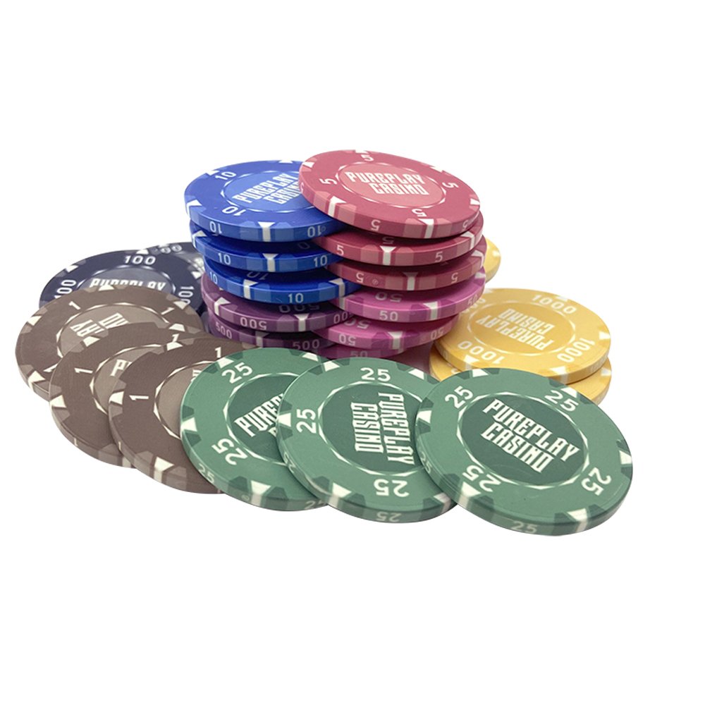 Hot Sales Of Custom Made Design Patten Poker Chips Casino Ceramic Poker Set For Gamble Playing