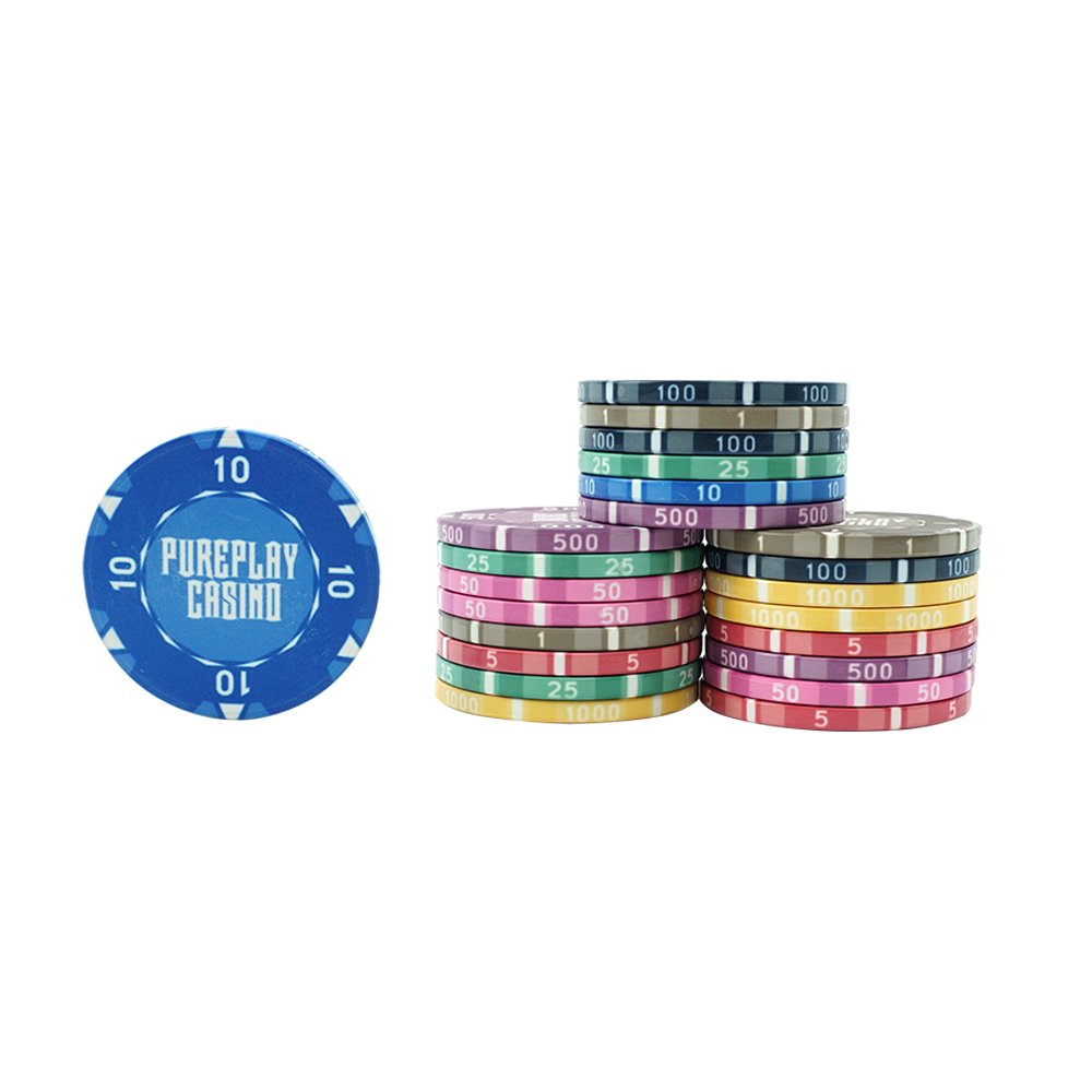 Hot Sales Of Custom Made Design Patten Poker Chips Casino Ceramic Poker Set For Gamble Playing