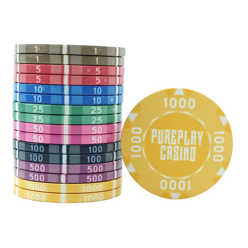 Hot Sales Of Custom Made Design Patten Poker Chips Casino Ceramic Poker Set For Gamble Playing