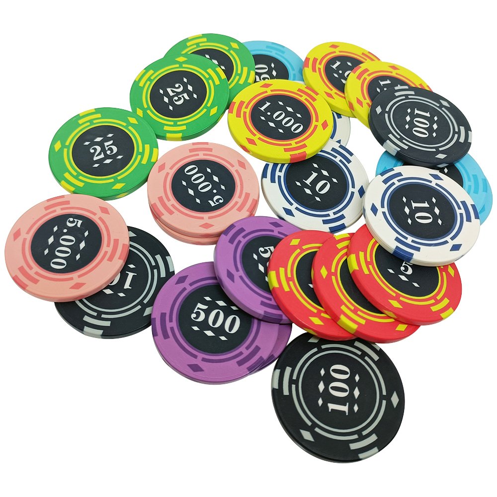 Any Design Can Do 10g Rounders Customized Ceramic Poker Chips Set 39mm China Factory