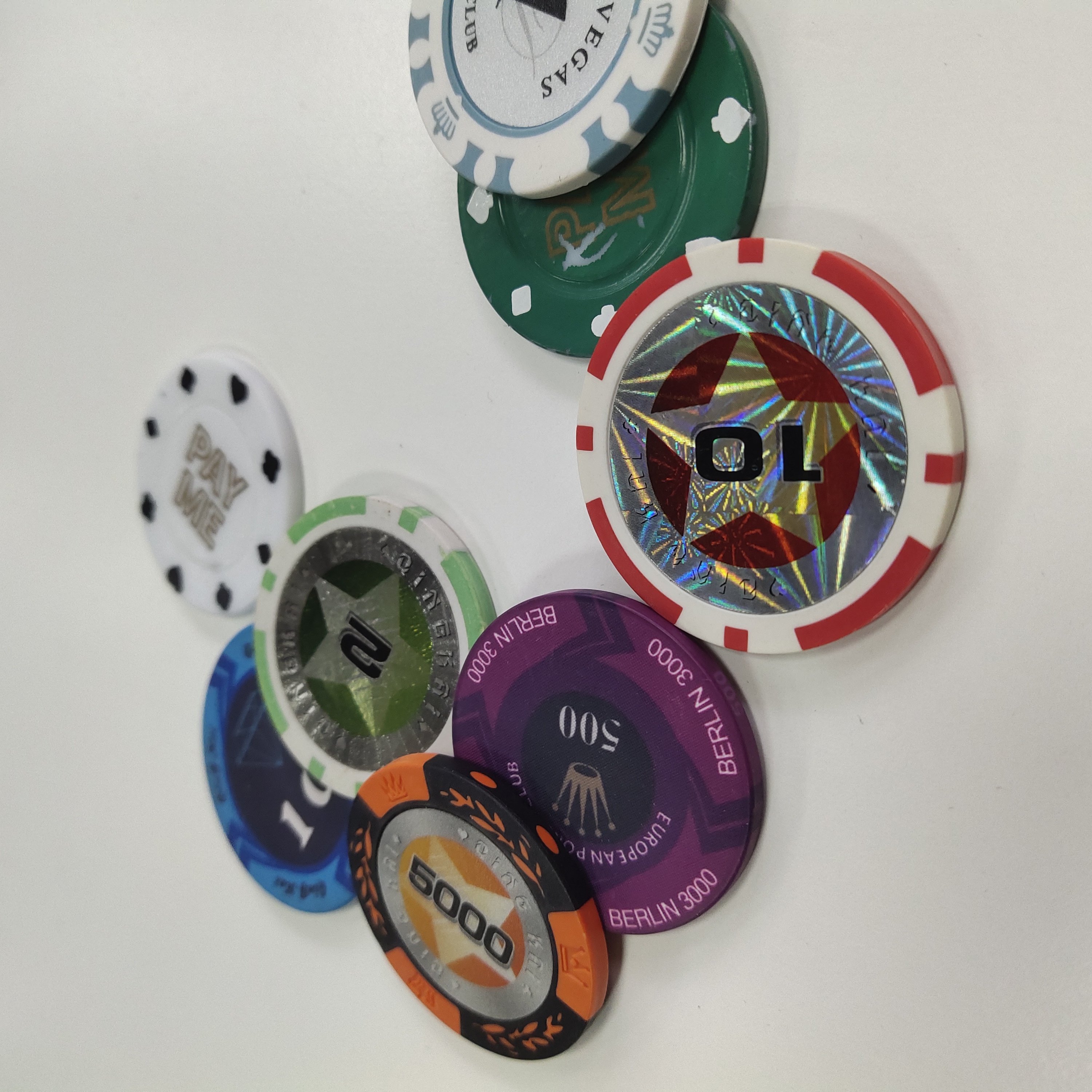 China factory wholesale poker chip set poker 500 poker chips casino for sale