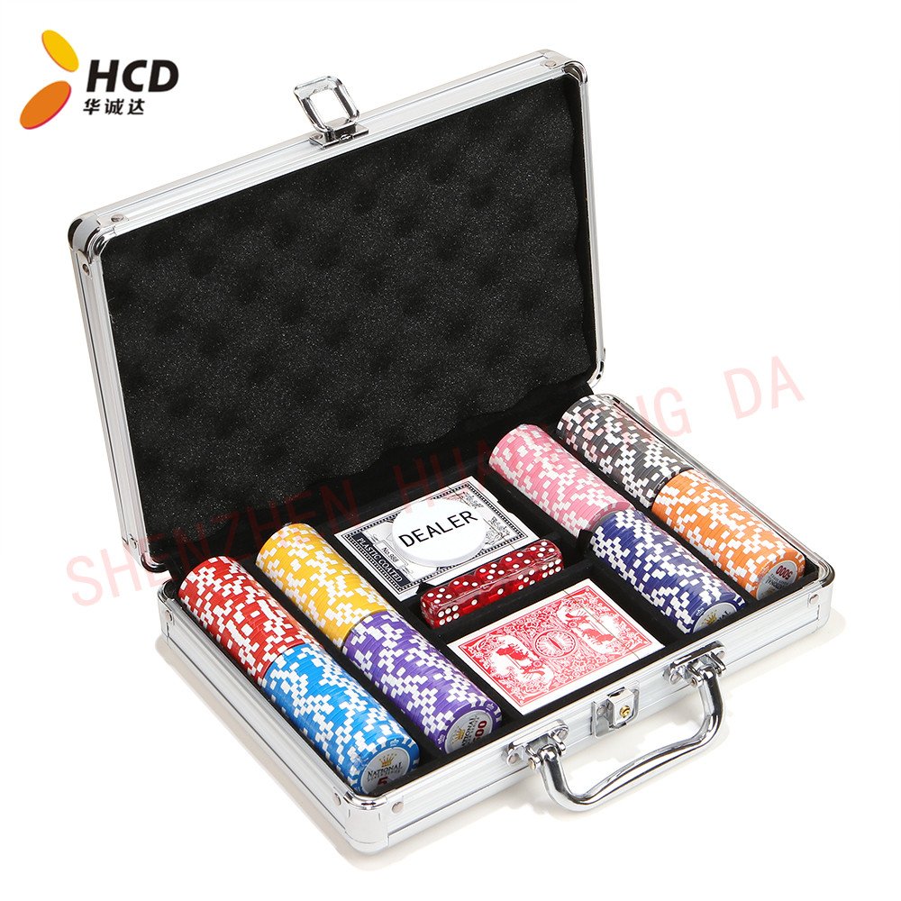 Customizable 40mm Clay and ABS Material Poker Chips 200 Yards Range 11.5g Weight with Custom Logo