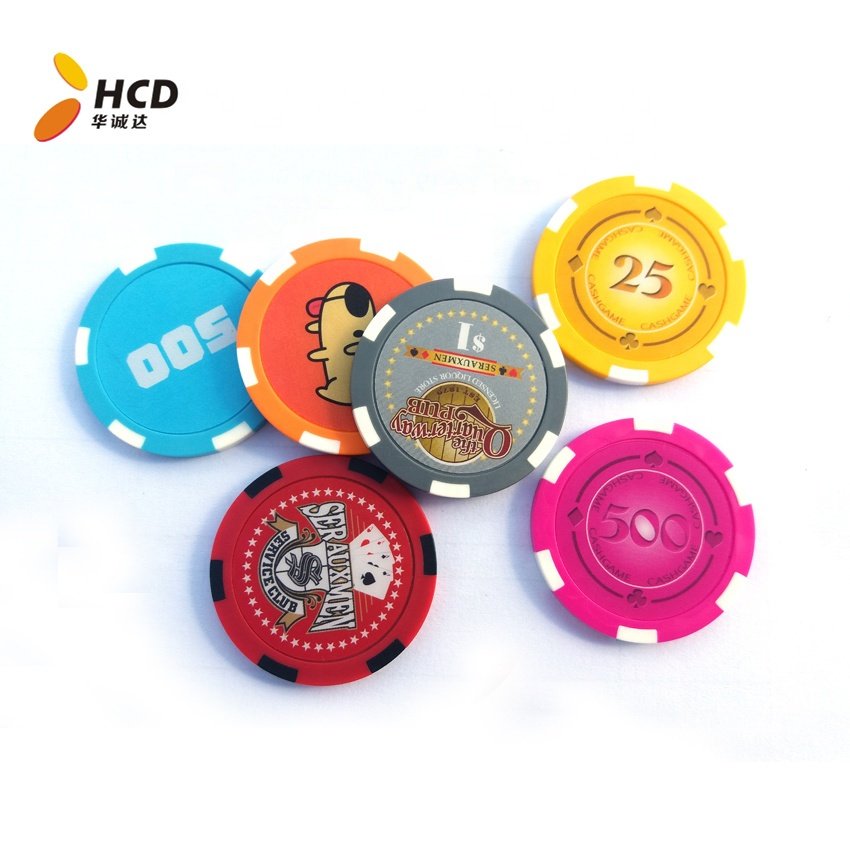 Wholesale Customizable Clay Poker Chips Engraved Diamond Design in Black or Any Color for Casino Games
