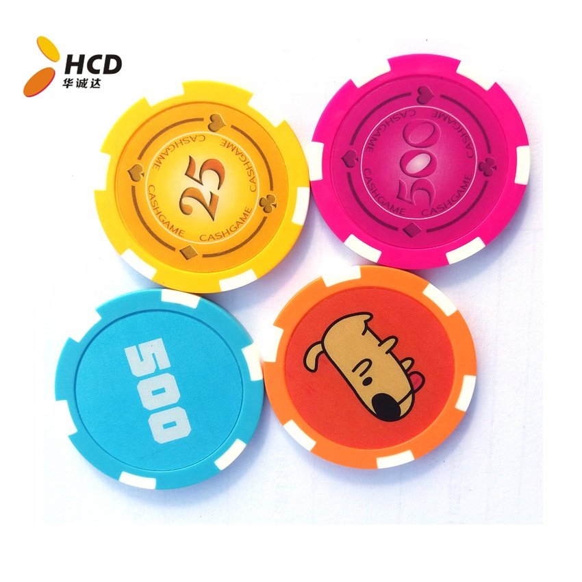 Wholesale Customizable Clay Poker Chips Engraved Diamond Design in Black or Any Color for Casino Games