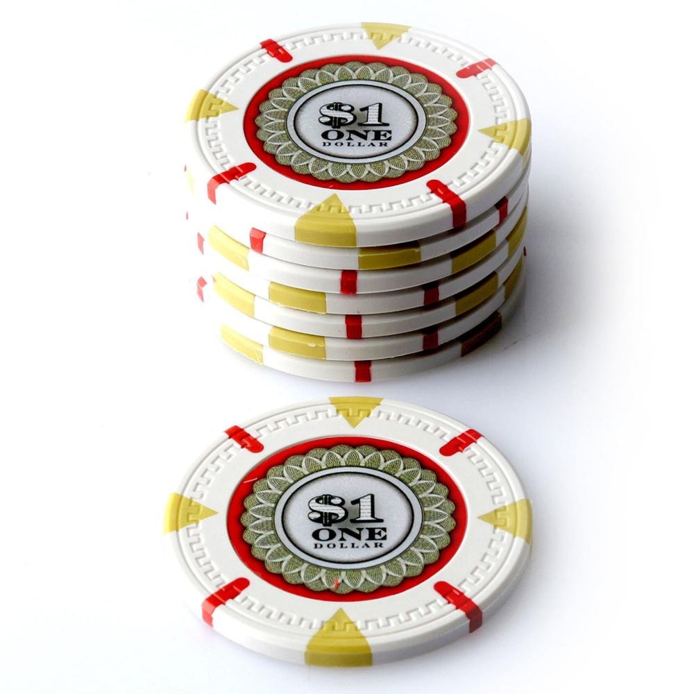 300pc the mint casino clay poker chips set