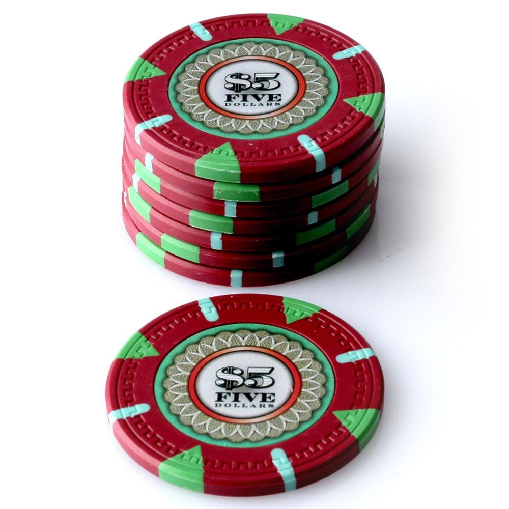 300pc the mint casino clay poker chips set