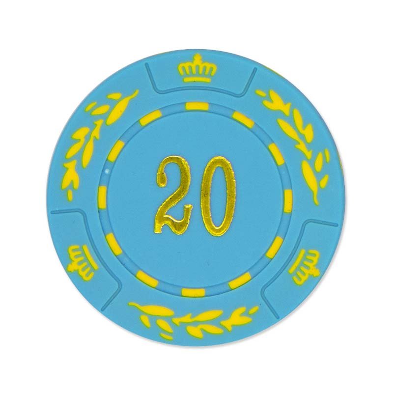 Cheap high-quality poker chips Custom external ABS+internal tin poker chips are applicable to casinos