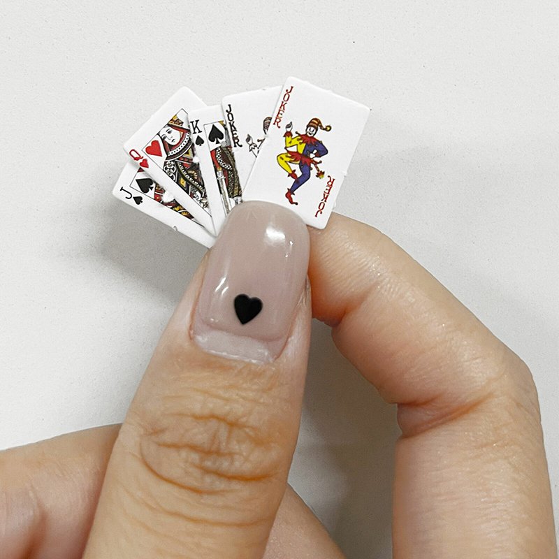 Wholesale Custom Super Mini Miniature Coated Tiny Poker Card Deck Playing Cards Set