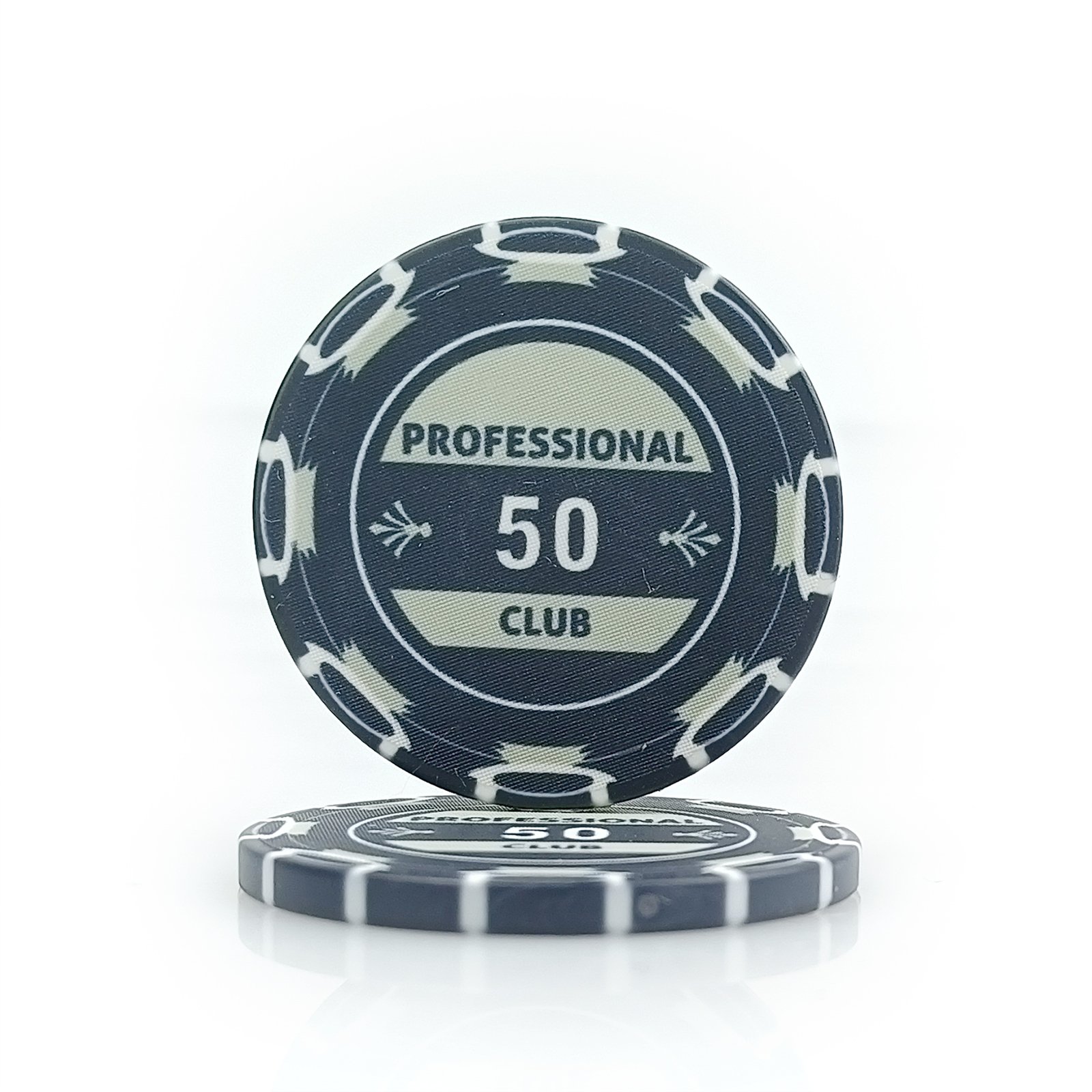 Free customized logo sample 39mm 43mm ceramic poker chip pieces Commemorative Coins Casino Bar Poker Game Chips