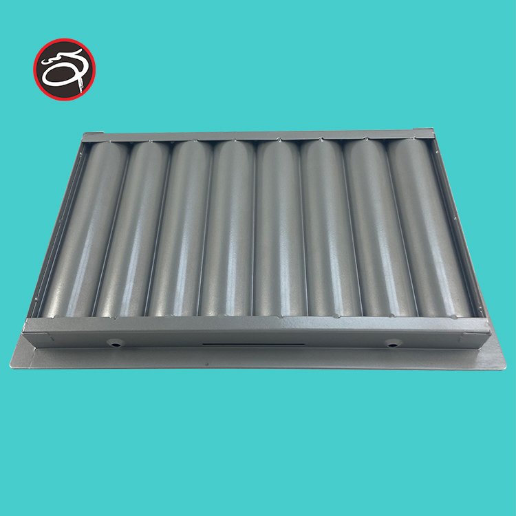 Luxury 8 Rows Metal Silvery Chip Tray for casino poker table chip box for 400pcs chips