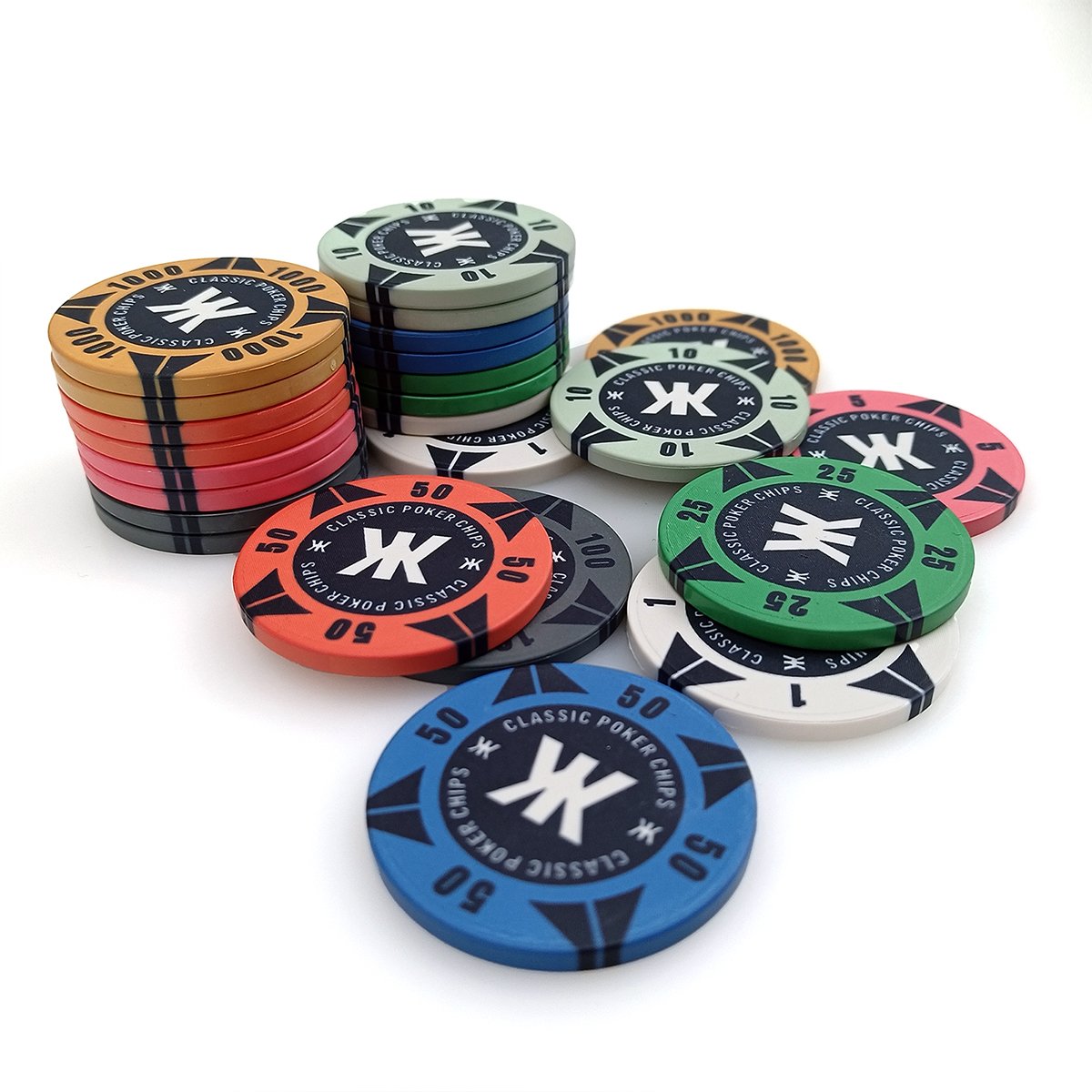 Any Design Can Do Good aligned factory directly supply of ept ceramic poker chips with custom logo