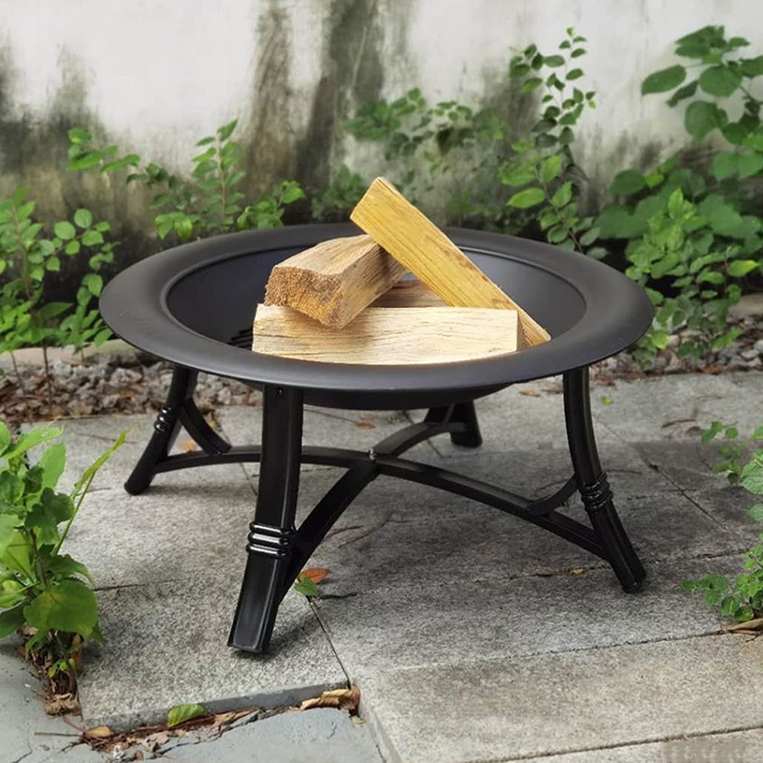 Cooking Grill Outdoor Fire Bowl Wood Burning Garden Fire Pit