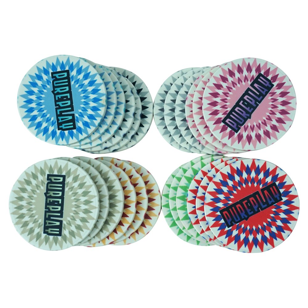 Any Design Can Make Good Quality 39mm Type Poker Chip Set For Casino Playing Ceramic chips