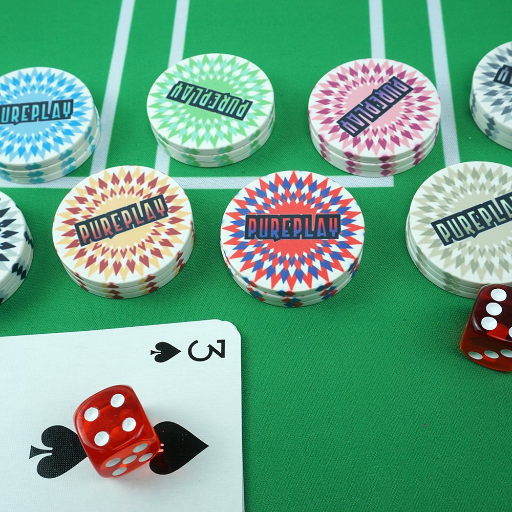 Any Design Can Make Good Quality 39mm Type Poker Chip Set For Casino Playing Ceramic chips