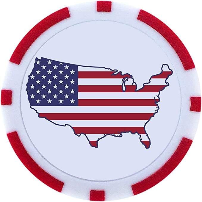 Personalized Logo Golf Accessories Golf Chip Marker Poker Chip Ball Marker