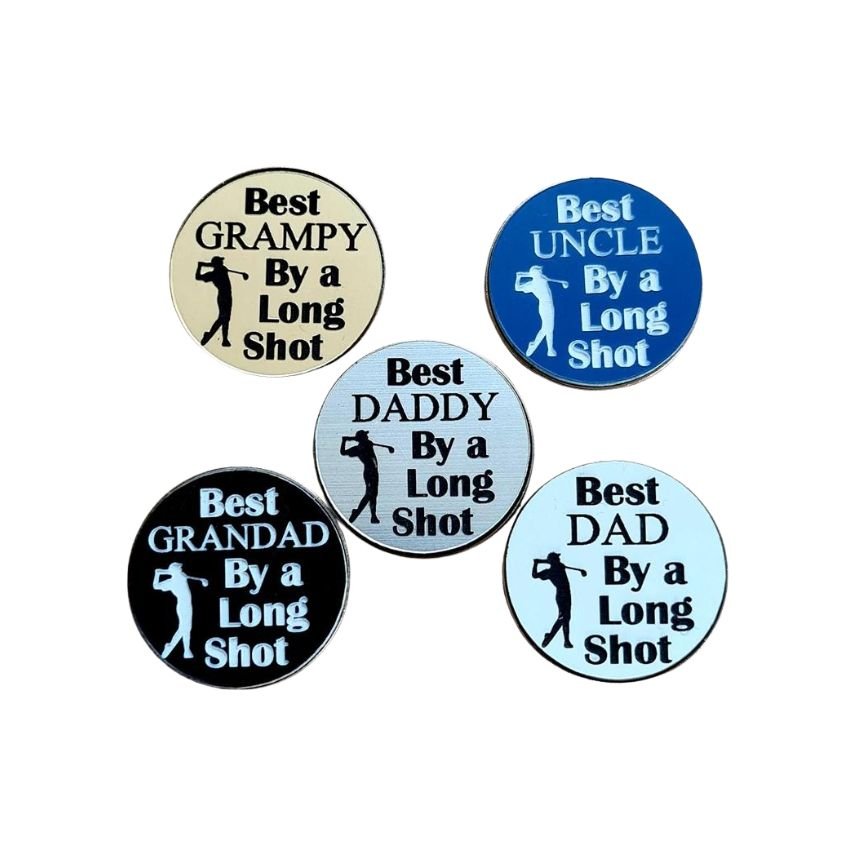 Custom make magnet hat clip with iron metal ball marker