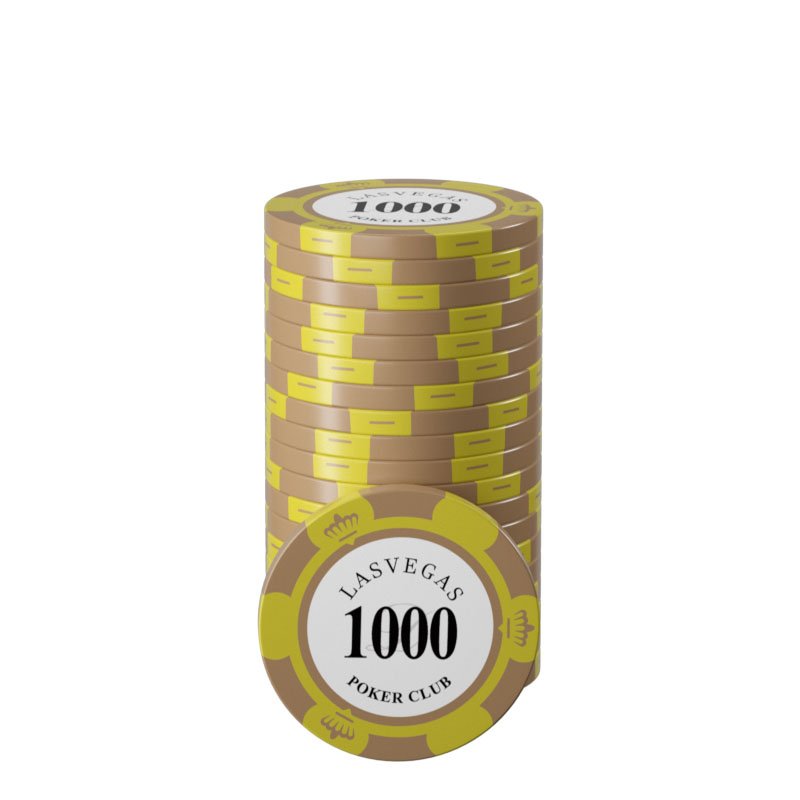 Hot Selling 14g Crown Clay Texas Hold'em Poker Chips Customizable Casino Chips