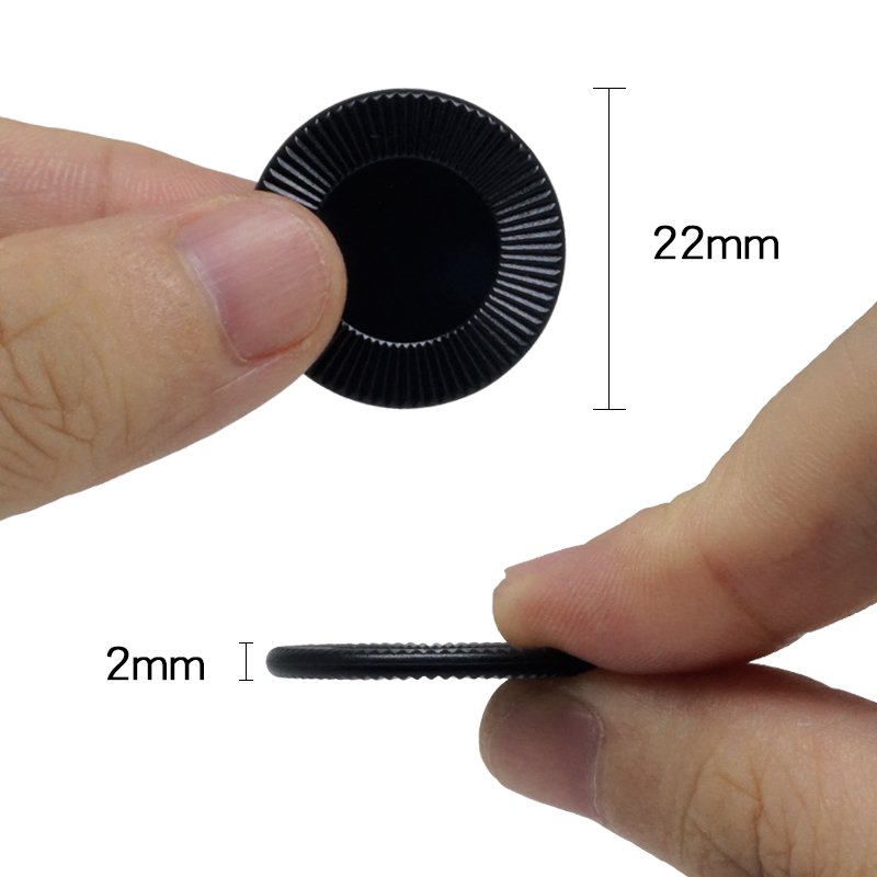 wholesale Opaque black, with lines on the outer ring, coin-sized Qualified ABS plastic round wafer Counting Chips high quality