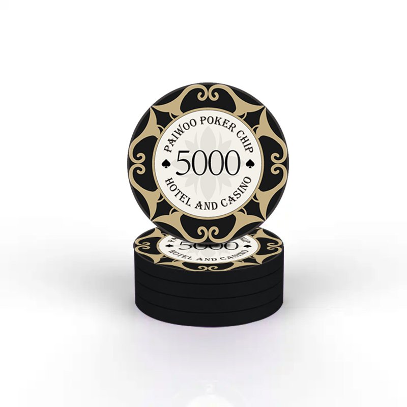 Custom UV Poker Chips Chips Octagonal 45*3.3mm Print Gambling Case Clay ABS Custom Casino Ceramic Poker Chip