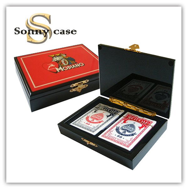 Sonny Professional Poker Set with Case Poker Playing Game Sets with Style Chips And Playing Cards