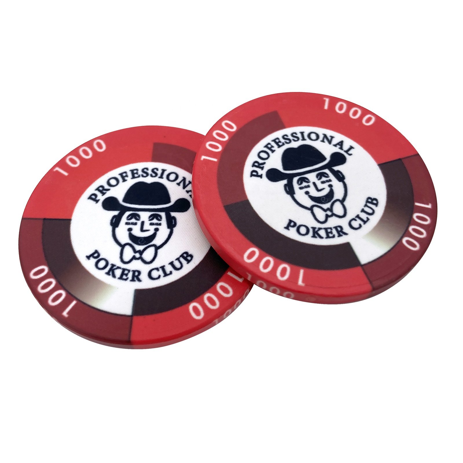 Professional magician design ceramic poker chips 10g high quality complete casino chip custom logo 39 43 45 46 50 52mm can made