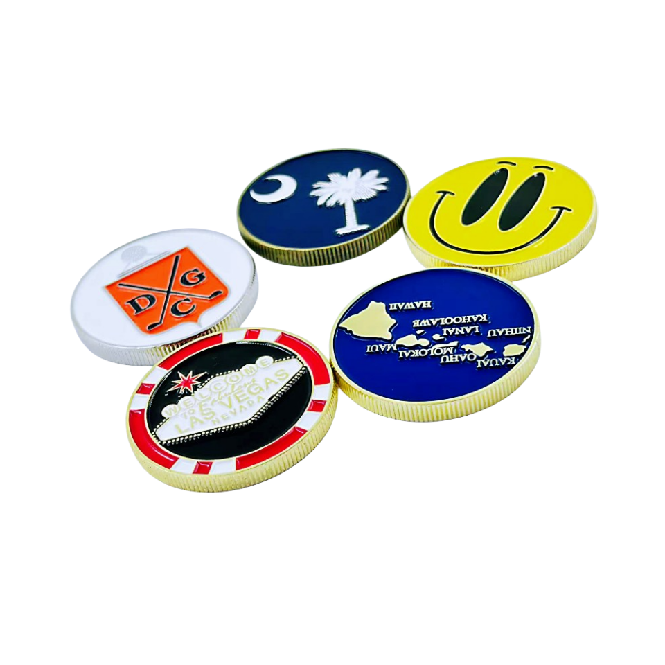 2pcsetic Custom Logo Pocketnozzleremovable Golf Ball Marker Zinc Alloy Portable Opp Bag Magnetic Golf Ball Marker Hat Clip