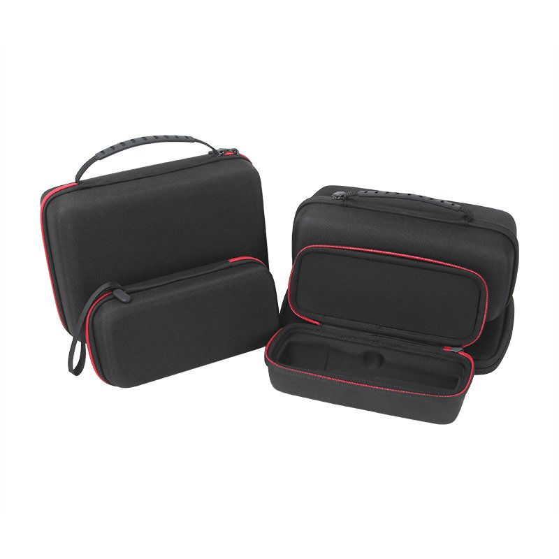 Eva Mesh Shock Portable Zipper Case for Wireless Travel Durable Shoulder EVA With Handle Anti New Set Zipper Case