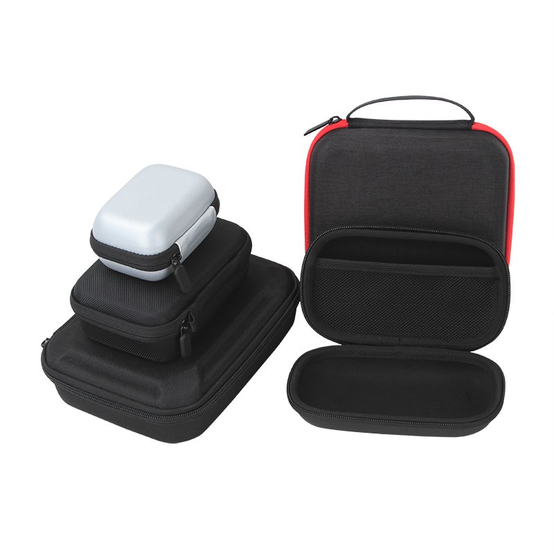 Eva Mesh Shock Portable Zipper Case for Wireless Travel Durable Shoulder EVA With Handle Anti New Set Zipper Case