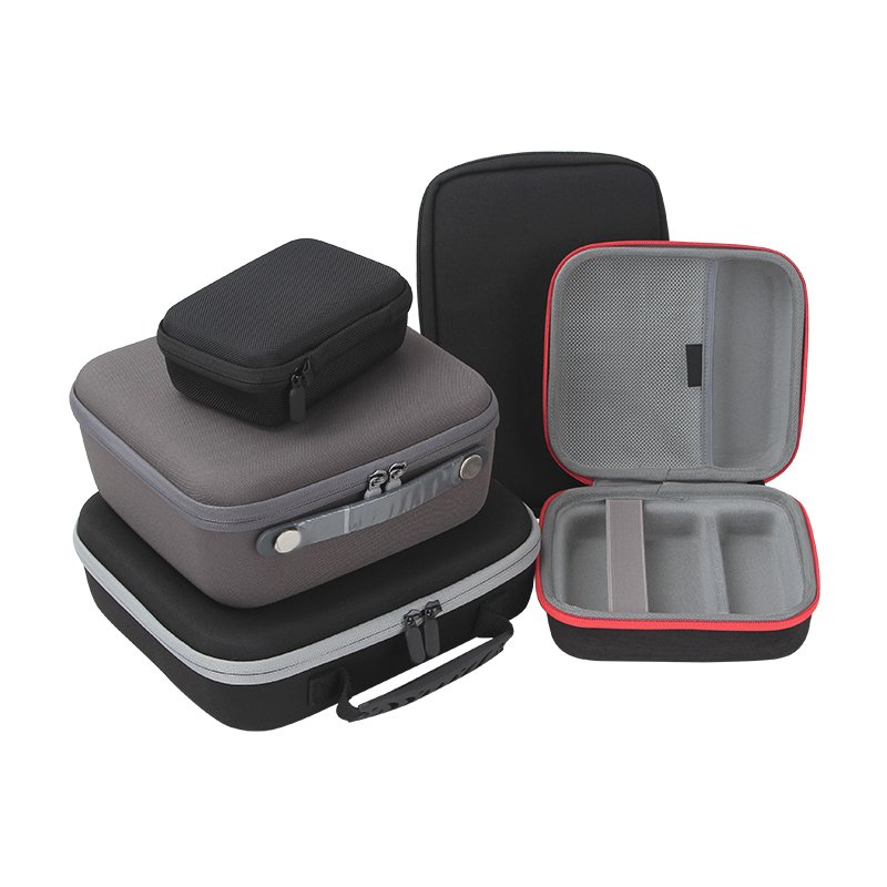 Eva Mesh Shock Portable Zipper Case for Wireless Travel Durable Shoulder EVA With Handle Anti New Set Zipper Case