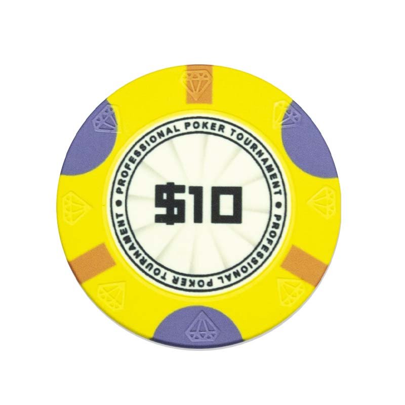 Customize Casino Entertainment Plastic Professional Premium Clay EPT Custom Ceramic Poker Chips
