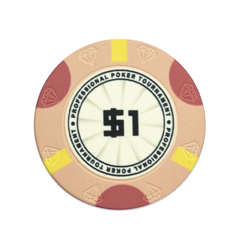 Customize Casino Entertainment Plastic Professional Premium Clay EPT Custom Ceramic Poker Chips