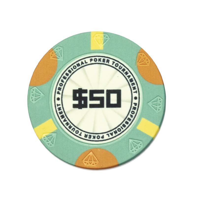 Customize Casino Entertainment Plastic Professional Premium Clay EPT Custom Ceramic Poker Chips