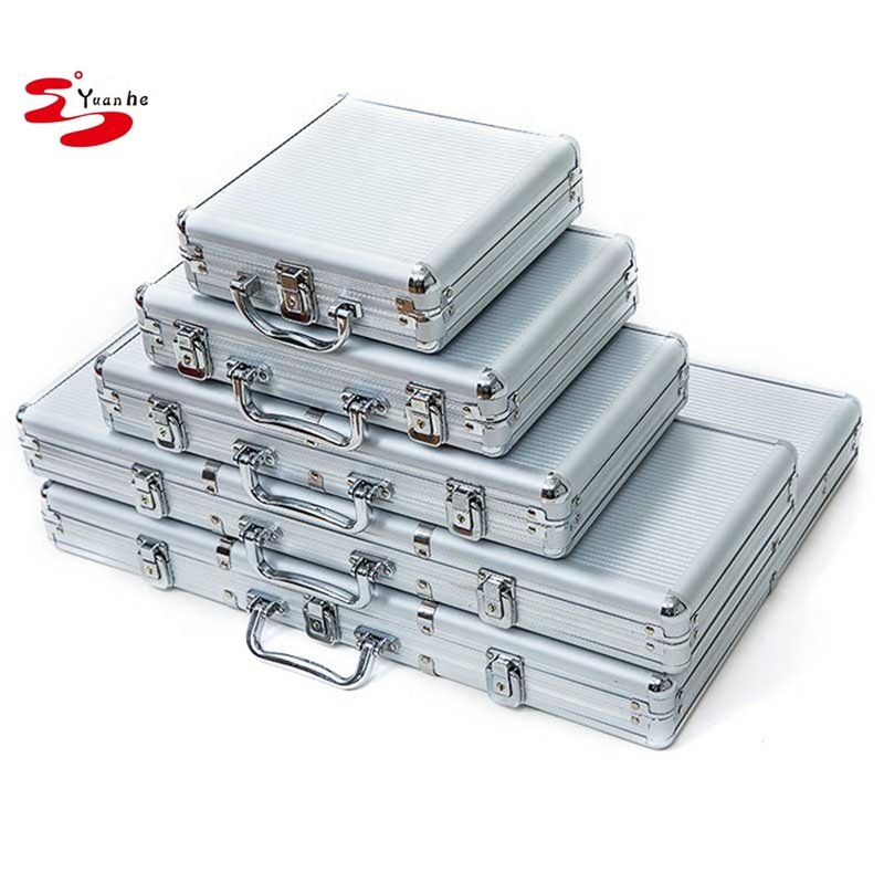 100/200/300/500/1000 Chips Capacity Metal Aluminum Poker Chip Storage Case