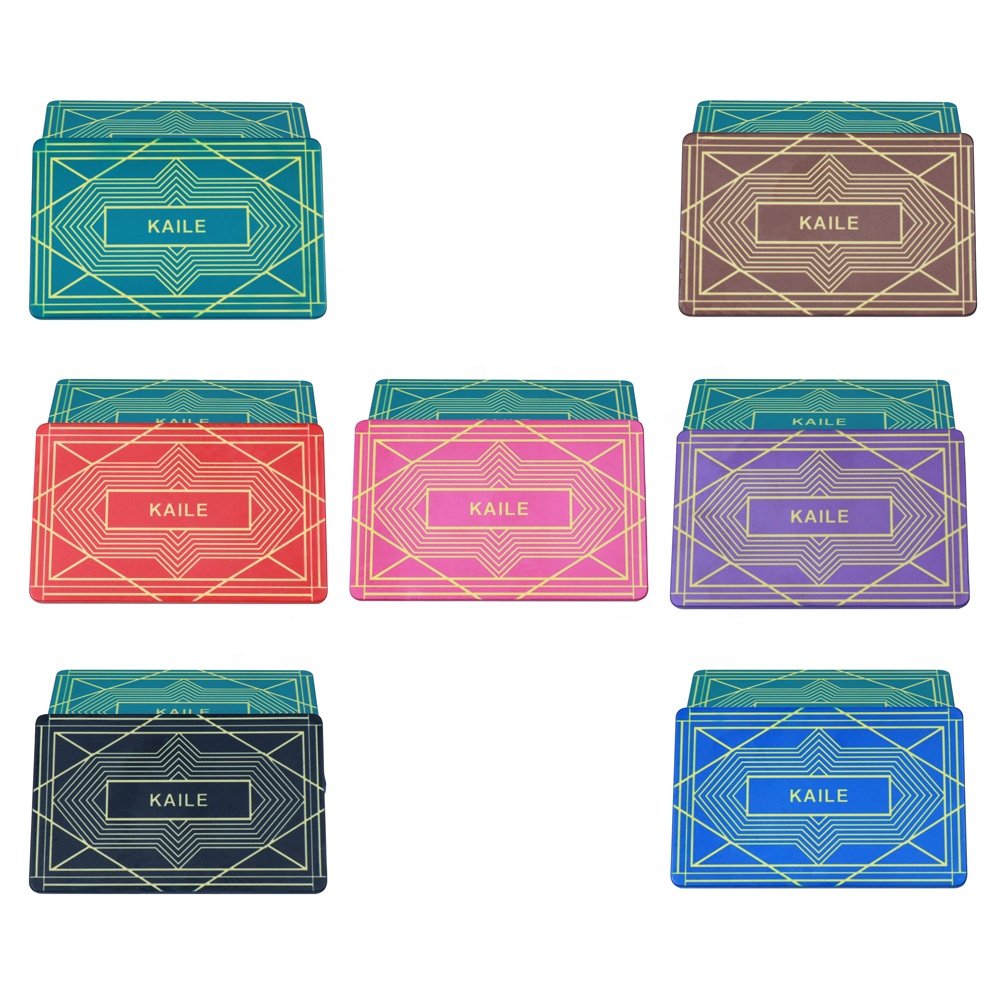 Factory custom kaile ceramic poker plaques 39g rectangle chips 83.5x52.5x3.5mm custom logo for casino professional poker club