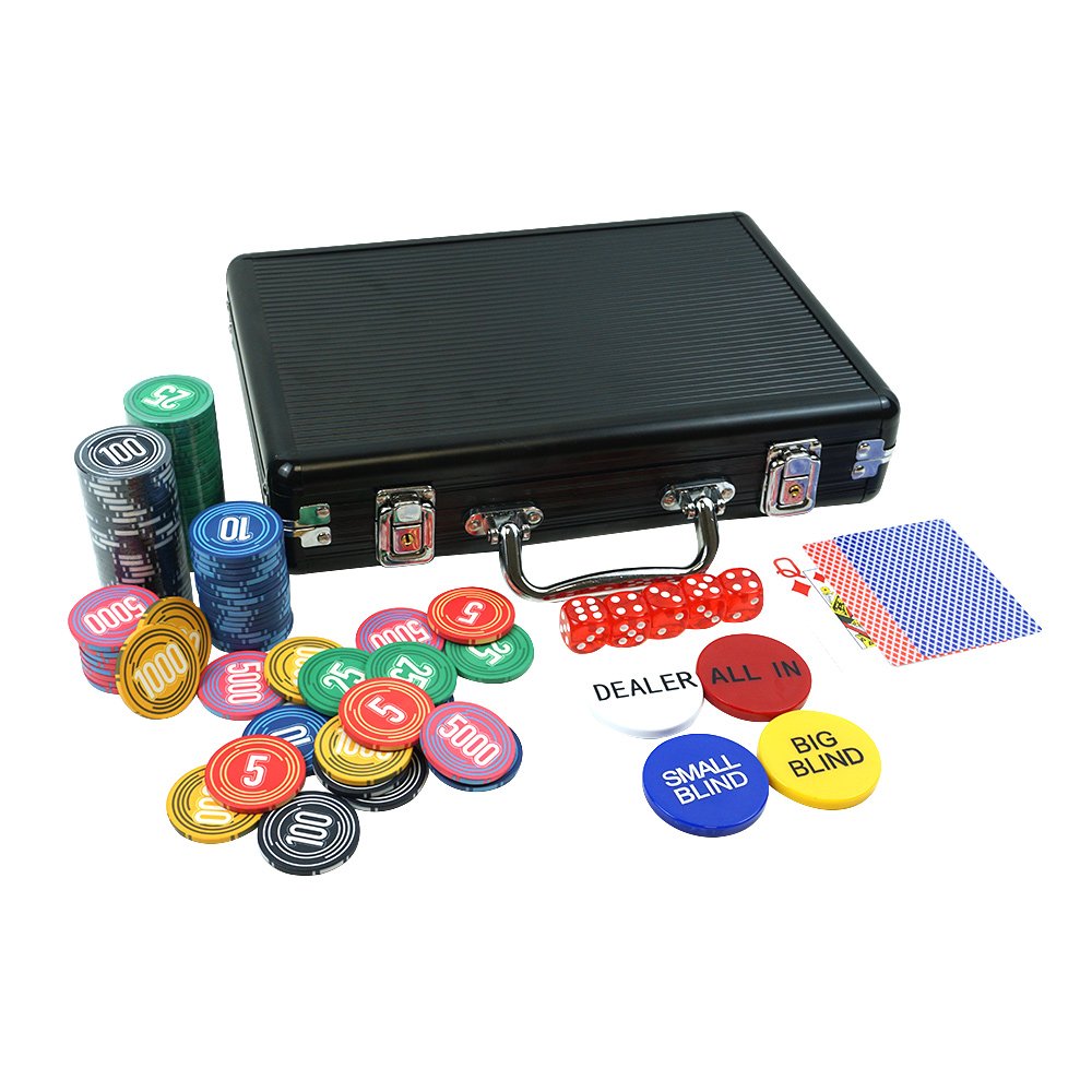 Casino One Stop Shop Equipment Poker Chip Sets Briefcase Customized Ceramic Clay ABS Chip Aluminum Case chip Sets