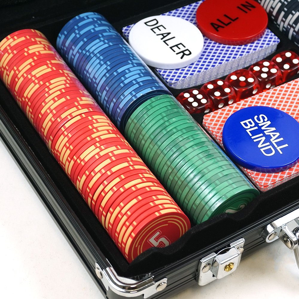 Casino One Stop Shop Equipment Poker Chip Sets Briefcase Customized Ceramic Clay ABS Chip Aluminum Case chip Sets