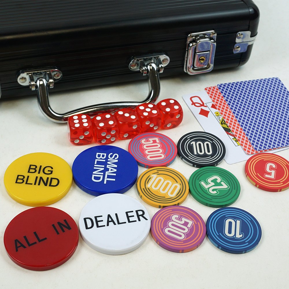 Casino One Stop Shop Equipment Poker Chip Sets Briefcase Customized Ceramic Clay ABS Chip Aluminum Case chip Sets