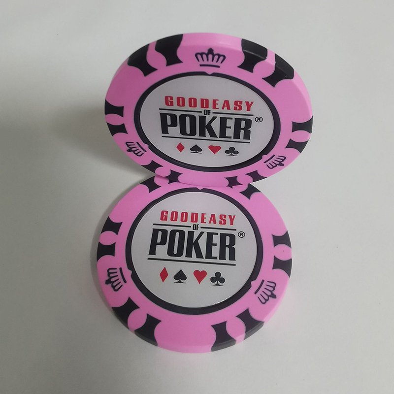 Casino Clay Chips With Custom Sticker, Pure Clay Casino Poker Chips, 14g Professional Casino Clay Chips