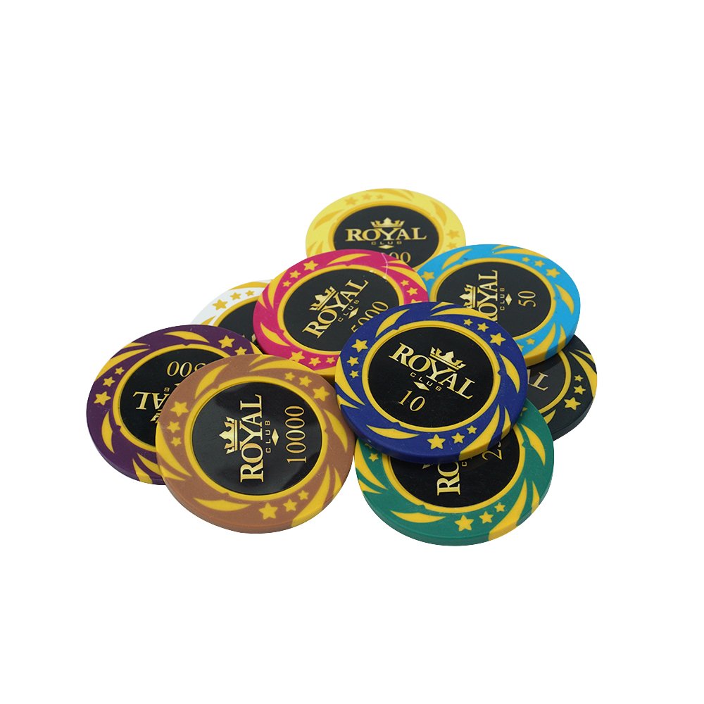 Casino Bar Boardroom Wholesale Cheap Clay Chips Customized Chip Stickers 14G Casino Chip Coins for gambling game
